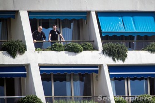 Alex Cornelissen és Peter Hammarsted Kapitányok a Grand Hotel Bernardin-ban
